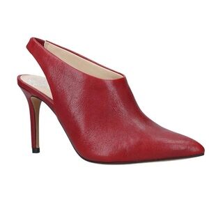 NWOB New Vince Camuto Red Heeled Slingback Shoes sz 8.5